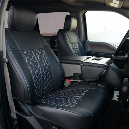 Kustom Interior F-150 SuperCrew Artificial Leather Seat Covers (2015-2020)