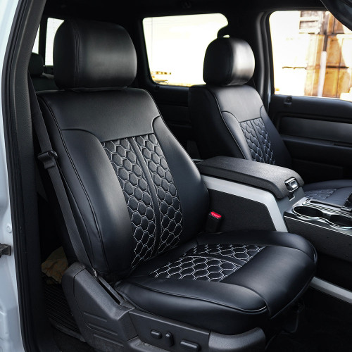 Kustom Interior F-150 SuperCrew Artificial Leather Seat Covers (2009-2014)