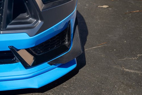 APR Performance Mustang Dark Horse Carbon Fiber Front Bumper Canards (2024-2026)