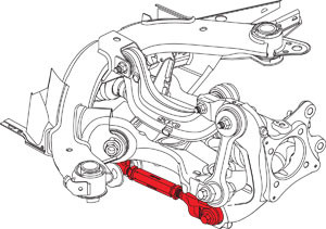 SPC Mustang Adjustable Rear Toe Control Arm - Single (2015-2025)