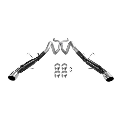 Flowmaster Mustang 5.0L Outlaw Cat-Back Exhaust System - Polished Tips (2013-2014)