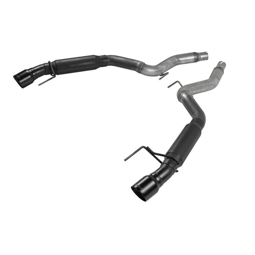 Flowmaster Mustang 2.3L/3.7L Outlaw Axle-Back Exhaust System - Black Ceramic Tips (2015-2023)
