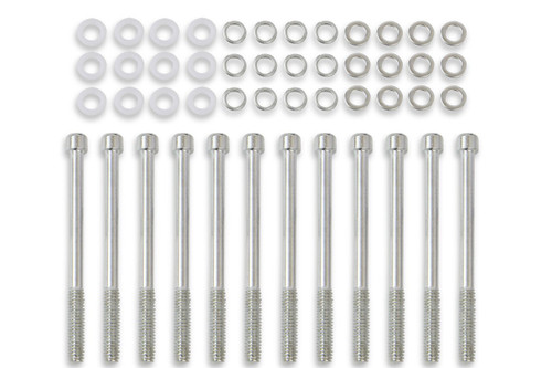 Mr. Gasket Mustang 5.0L Fabricated Aluminum Valve Cover Kit - Silver (1979-1985)