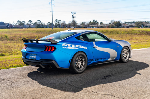 Mustang Dark Horse Style Spoiler w/ Tinted Wicker Bill - Gloss Black (2024-2026)