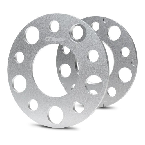 Apex HW-APX-SPCR-5114-705-5-S Mustang 5mm Wheel Spacer Kit - Silver (94-26)