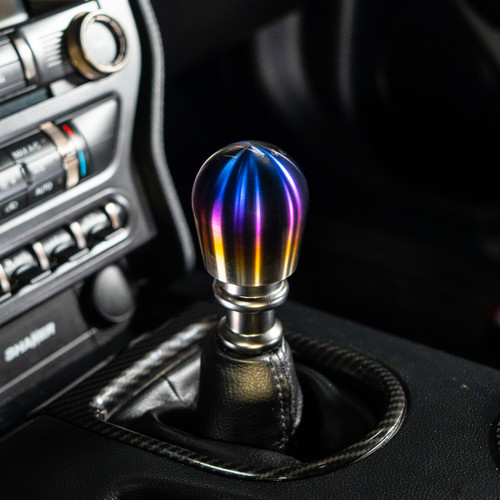 Billetworkz BW-KNB-15MUS-VEL6-TI-ST Mustang 6-Speed Short Teardrop