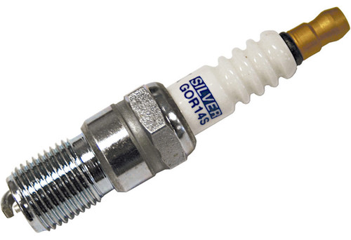 Brisk Silver Racing Mustang Spark Plug 3VR14S (2005-2008 4.6L, 5.4L, 6.8L 3v engines w/ High Thread style plug)