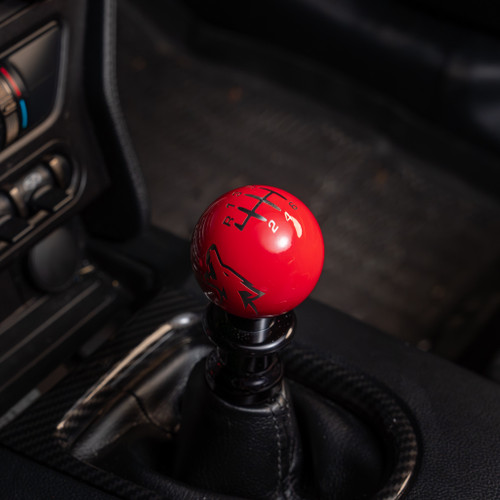 Billetworkz Mustang 6-Speed Sphere Weighted Shift Knob - Coyote Engraved (2011-2014)