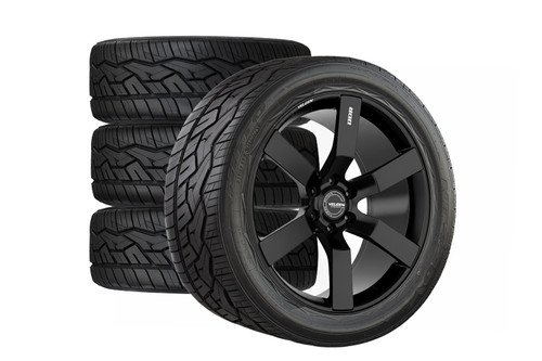 Velgen Wheels F-150 DDR VFTS6 Gloss Black Wheel & Tire Package - 24x10 +30 (2015-2025)