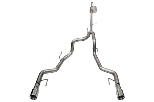 Corsa F-150 5.0L Tremor SCREW 5.5ft Bed Xtreme 3" Cat-Back Exhaust - Black Tips/Dual Rear Exit (21-25)