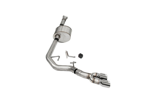 Corsa F-150 5.0L RCLB Sport 3" Cat-Back Exhaust - Black Tips/Pre-Axle Exit (2021-2025)