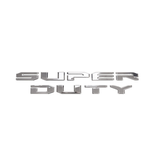 Putco Super Duty Hood Lettering Kit - Stainless Steel (2023-2026)