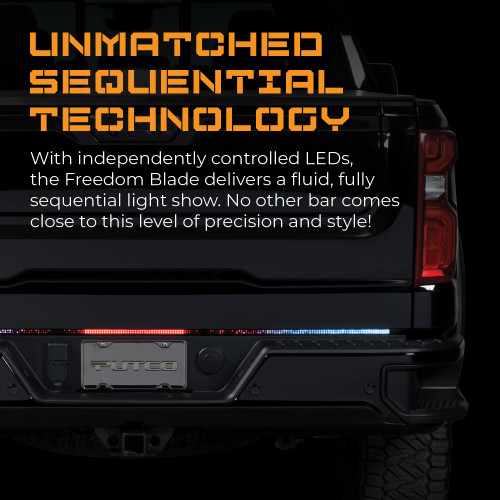 Putco F-150 Lightning Freedom Blade Tailgate LED Light Bar (2022-2026)