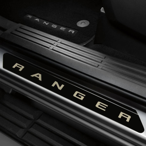 Putco Ranger SCAB Door Sill Plate Kit - Black Platinum/Ranger Etching (2019-2026)