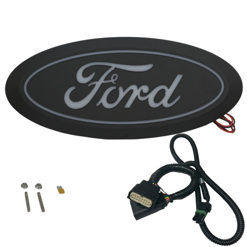 Putco Super Duty Luminix White LED Front Grille Emblem w/o Camera Cutout (2017-2025)