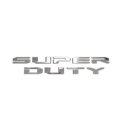 Putco Super Duty Tailgate Lettering Kit - Stainless Steel (2020-2022)