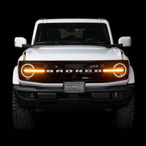 Putco Bronco Luminix LED DRL Hood Headlights w/ Remote (2021-2026)