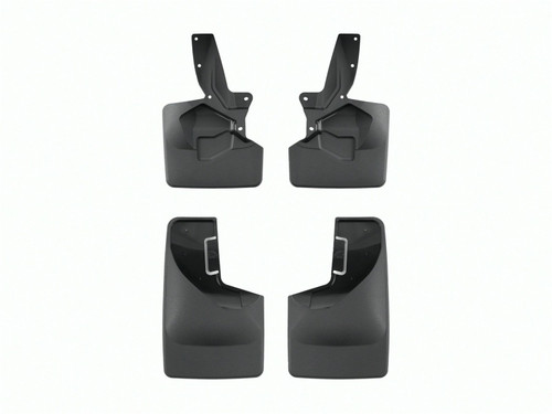 WeatherTech Bronco Front & Rear No-Drill Mud Flaps - No 315 Tires/Style 2 Bumper (2021-2024)