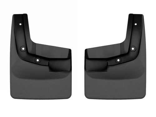 WeatherTech Ranger No-Drill Front Mud Flaps - Black (2024-2025)