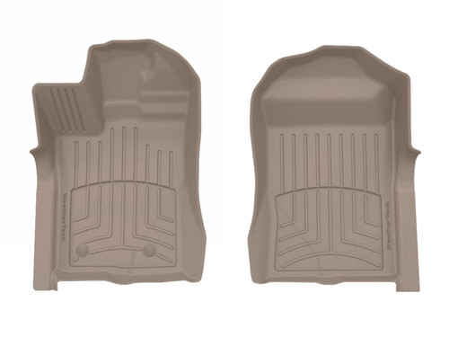WeatherTech Ranger HP Front Floorliners - Tan/Carpet Floor (2024-2025)