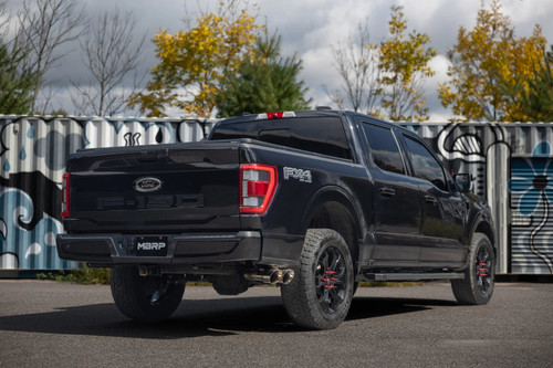 MBRP F-150 2.7L/3.5L/5.0L Armor Pro 3" Cat-Back Exhaust - Dual Single Side Exit (2021-2025)