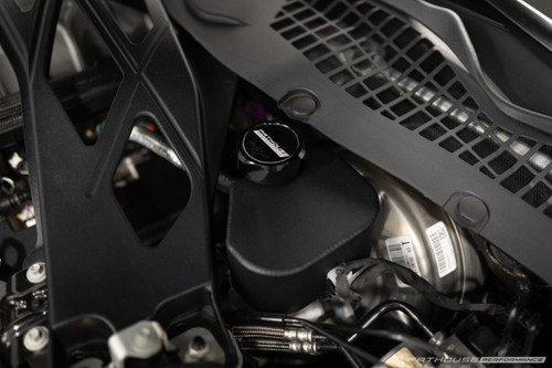 Fathouse Performance Mustang/F-150 Billet Brake Master Cylinder Cap - Black (2011-2025)