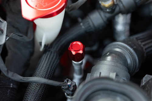 Fathouse Performance Mustang GT500 Billet Cap Kit - Red (2020-2022)