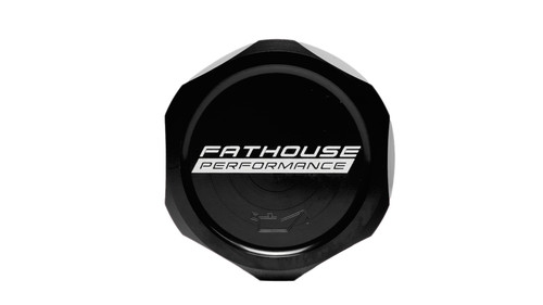 Fathouse Performance Mustang GT/GT350 Billet Oil Cap - Black (2011-2020)