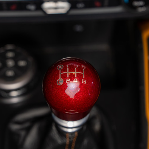 Billetworkz Bronco 6-Speed Manual Short Teardrop Weighted Shift Knob w/ Crawl Engraving (2021-2026)
