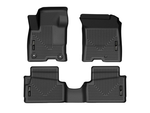 Husky Liners Maverick Hybrid WeatherBeater Front & Rear Floor Liners - Black (2022-2026)
