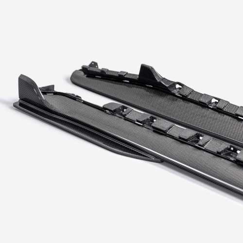 Anderson Composites Mustang Type-GT5 Carbon Fiber Side Rocker Panel Splitters (2024-2025)