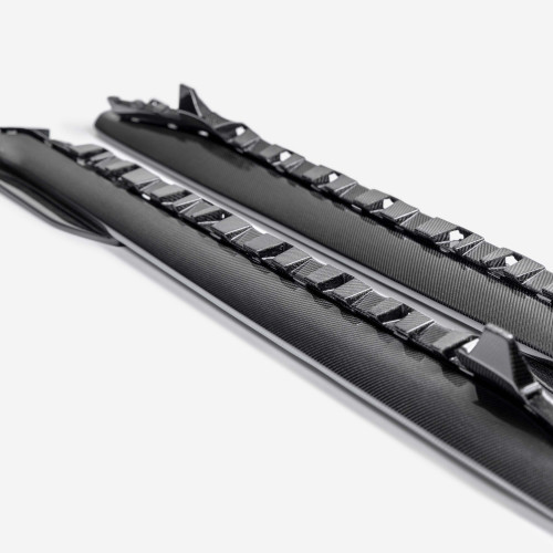 Anderson Composites Mustang Type-GT5 Carbon Fiber Side Rocker Panel Splitters (2024-2025)
