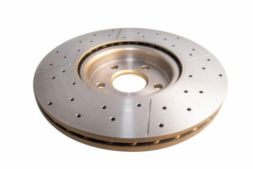 DBA Focus ST Front Street Series XGold Drilled & Slotted Brake Rotor - 320mm (2013-2018)