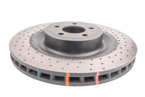 DBA Mustang GT PP Front 4000 Series XD Drilled Brake Rotor - 380mm (2015-2018)