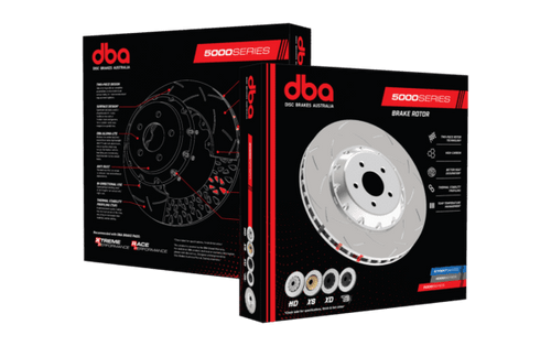 DBA Mustang GT Front 5000 Series XS Drilled & Slotted Replacement Rotor Ring - 319mm (2005-2010)