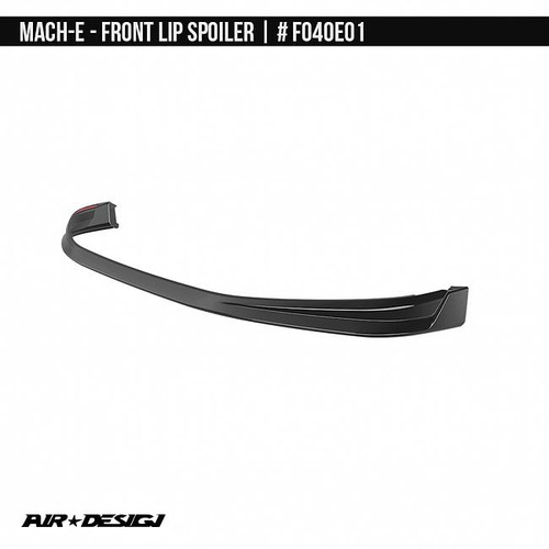AirDesign Mach-E Non-GT Front Lip Spoiler - Satin Black (2022-2025)