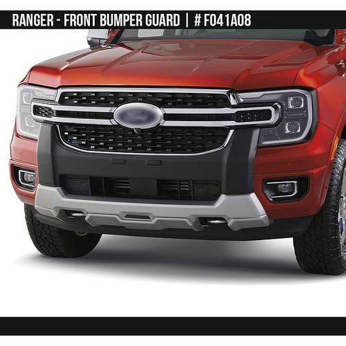 AirDesign Ranger Front Bumper Guard - Satin Black/Silver (2024-2025)