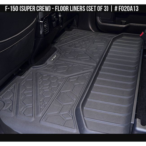 AirDesign F-150 SCREW Front and Rear Floor Liners (2015-2020)
