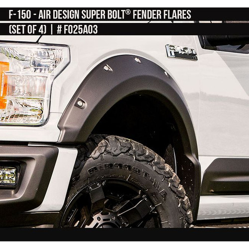 AirDesign F-150 SCREW Off-Road Body Kit - Satin Black (2018-2020)