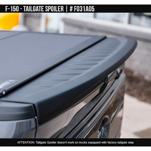 AirDesign F-150 Tailgate Spoiler - Satin Black (2021-2025)