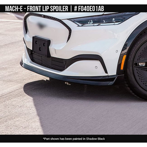 AirDesign Mach-E Non-GT Front Lip Spoiler - Gloss Black (2022-2025)