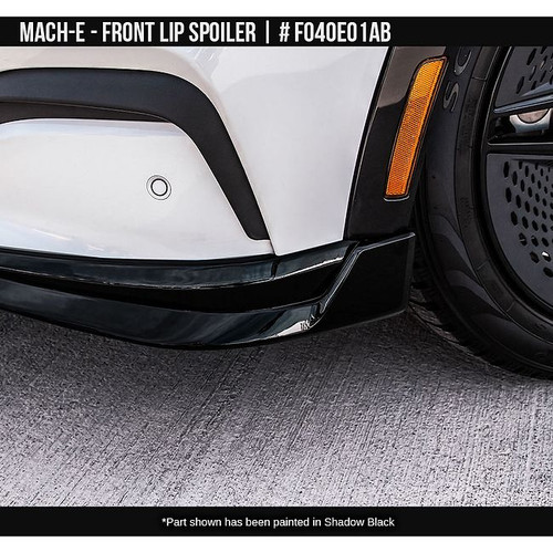 AirDesign Mach-E Non-GT Front Lip Spoiler - Gloss Black (2022-2025)