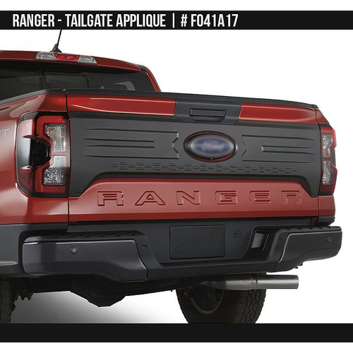 AirDesign Ranger Tailgate Applique - Satin Black (2024-2025)