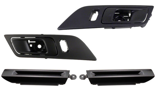 Ford Genuine Mustang Black Interior Door Handles - No Memory Seat Adjust (2015-2026)