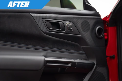 Ford Genuine Mustang Black Interior Door Handles - No Memory Seat Adjust (2015-2026)