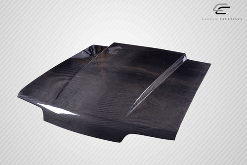 Carbon Creations Mustang Carbon Fiber 2" Cowl Hood (1987-1993)