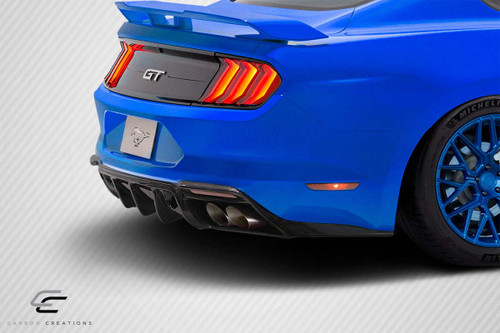 Carbon Creations Mustang Carbon Fiber Grid Rear Diffuser (2018-2023)