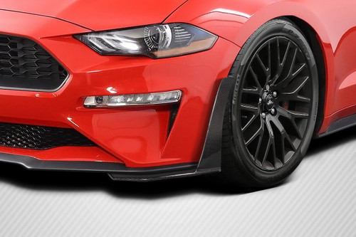 Carbon Creations 116733 Mustang Non-PP Carbon Fiber Z1 Front Lip Spoiler Air Dam (18-23)
