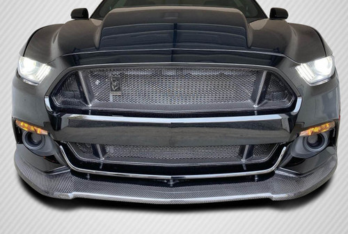 Carbon Creations 113091 Mustang Carbon Fiber CVX Front Lip Spoiler (15-17)