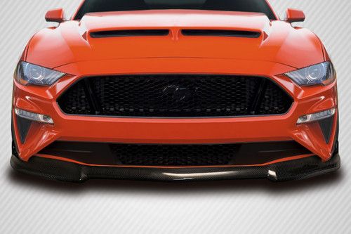 Carbon Creations 116511 Mustang Carbon Fiber CVX Front Lip Spoiler (18-23)